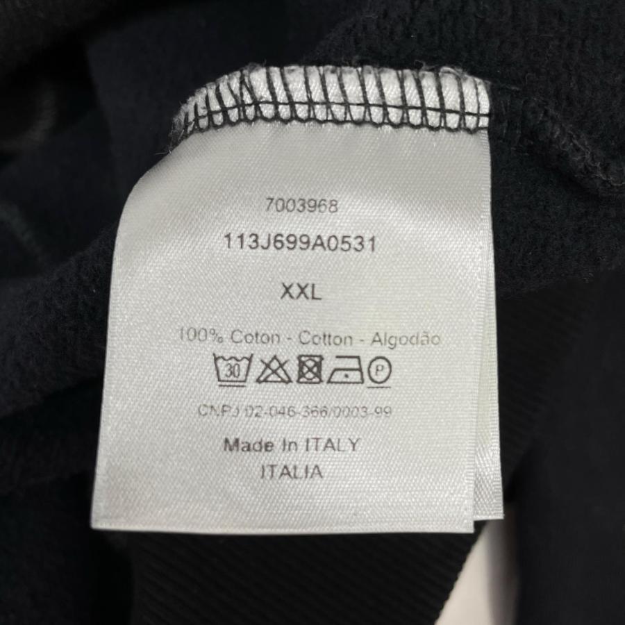 国内正規/  DIOR ディオール 113J699A0531 アイコン クルーネック スウェットシャツ XXL ブラック メンズの画像