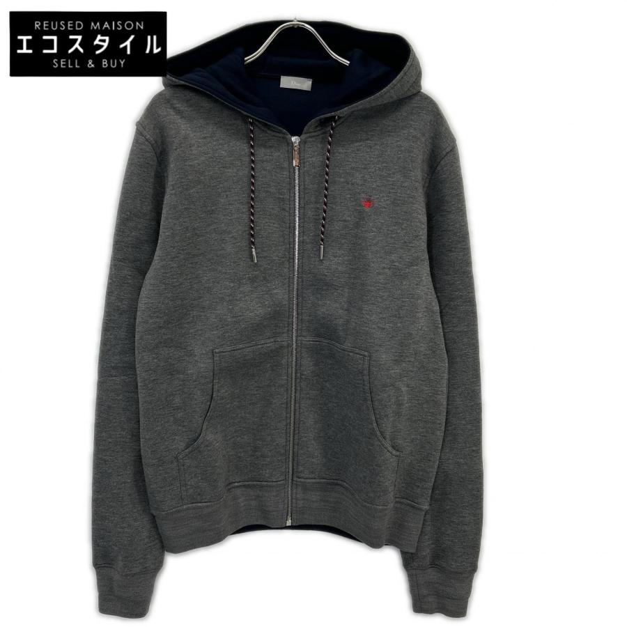 Dior HOMME ディオールオム 733J220B0413 グレー Beeロゴ ジップアップ