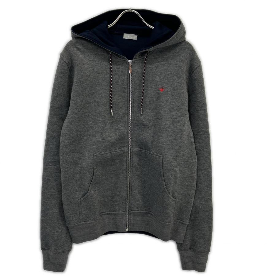 Dior HOMME ディオールオム 733J220B0413 グレー Beeロゴ ジップアップ
