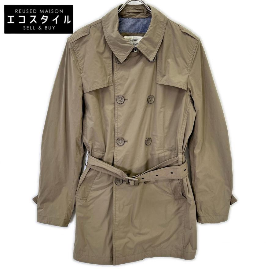 HERNO（ヘルノ） IM0091U ベージュ トレンチコート ベージュ 46 コート