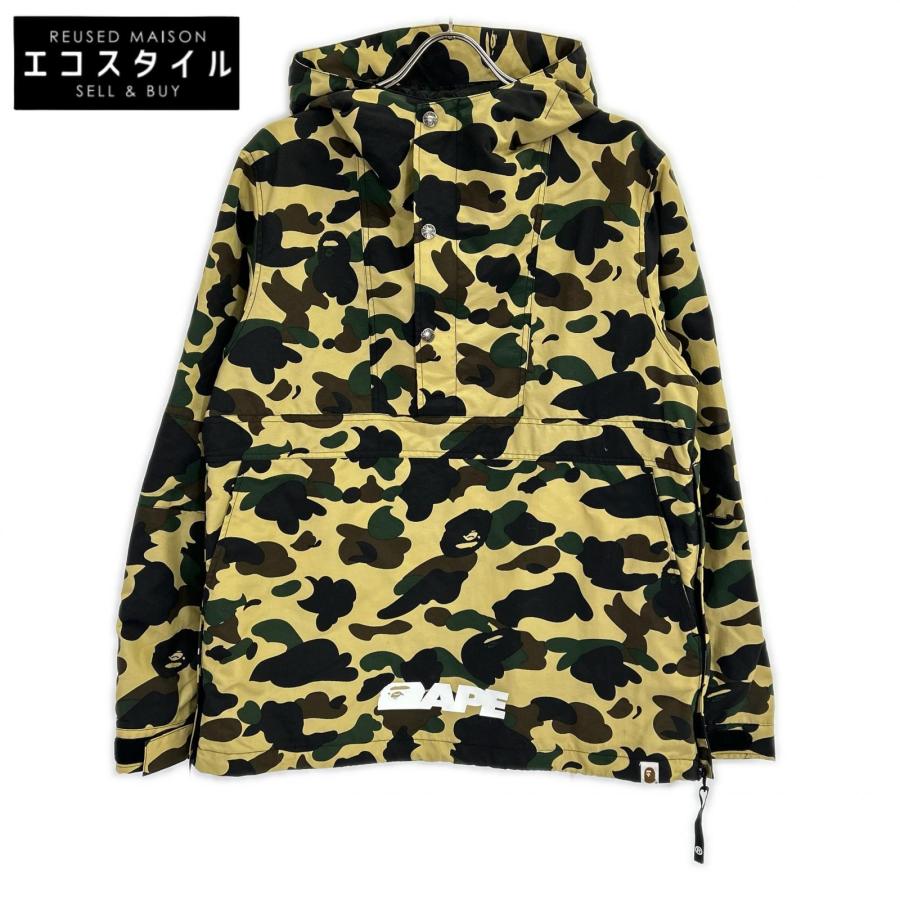 アベイシングエイプ BAPEカモ ポロシャツ L ゴリラロゴ 刺繍ロゴ　未使用品 A BATHING APE（アベイシングエイプ） ポロシャツ COLOR CAMO LARGE