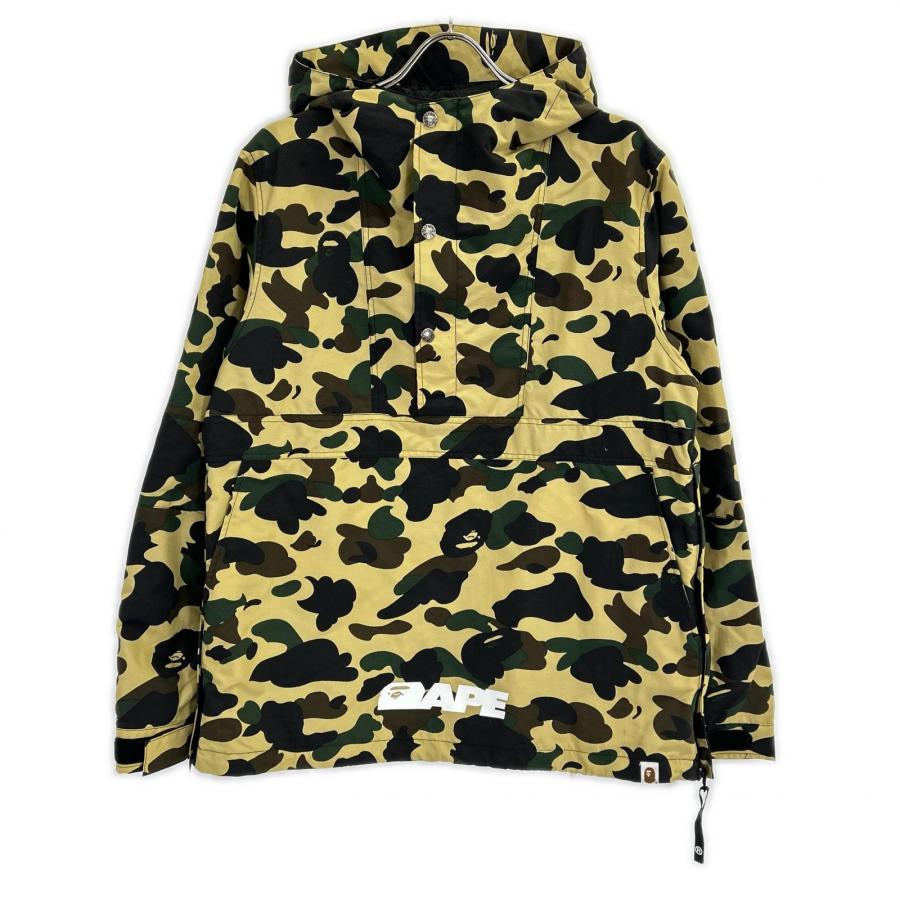 A BATHING APE エイプ 迷彩 アノラックパーカー カモフラージュ A BATHING APE（アベイシングエイプ） 迷彩 カモフラ柄 アノラック