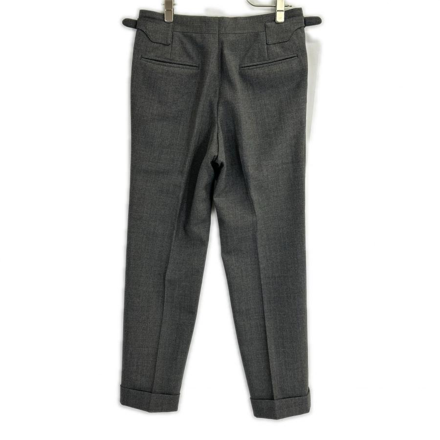 IGARASHI TROUSERS イガラシ トラウザーズ グレー 2タック サイド