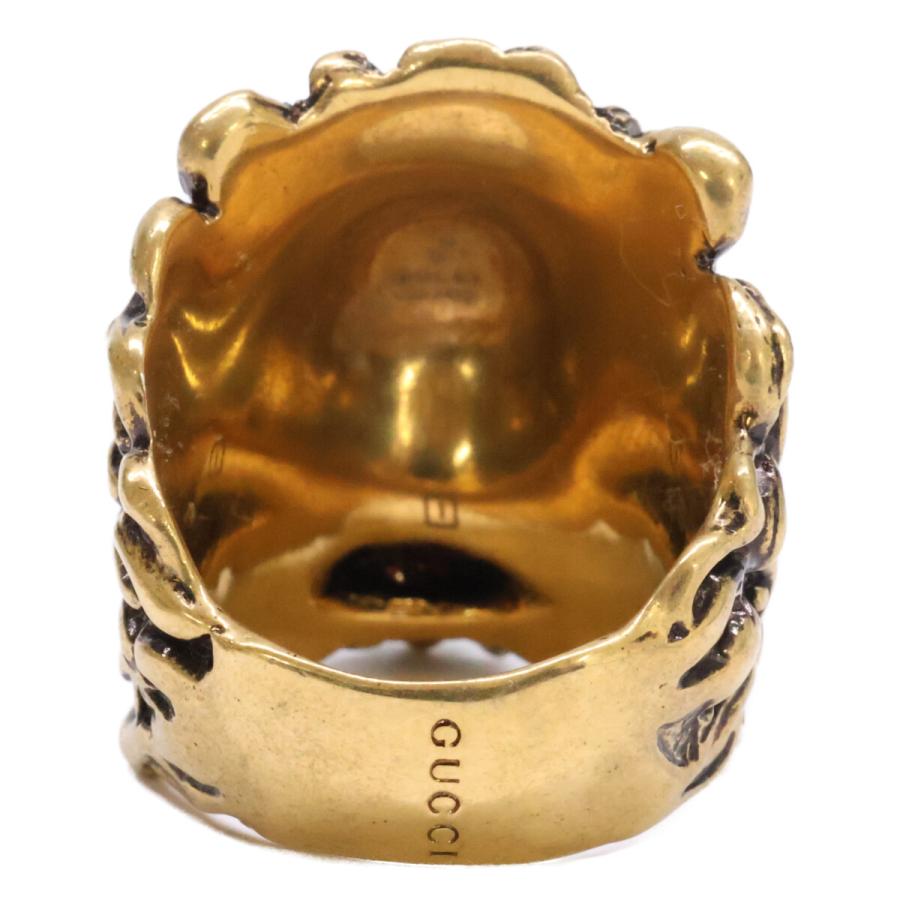 【正規品⭕️】新品 未使用　GUCCI グッチ ライオンヘッド ゴールドリング19 GUCCI（グッチ） ライオンヘッド リング 指輪 19 メンズ : ブランド