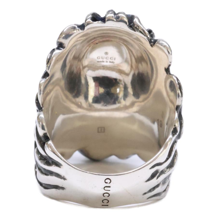 GUCCI（グッチ） ライオンヘッド カラーストーン リング 指輪 19