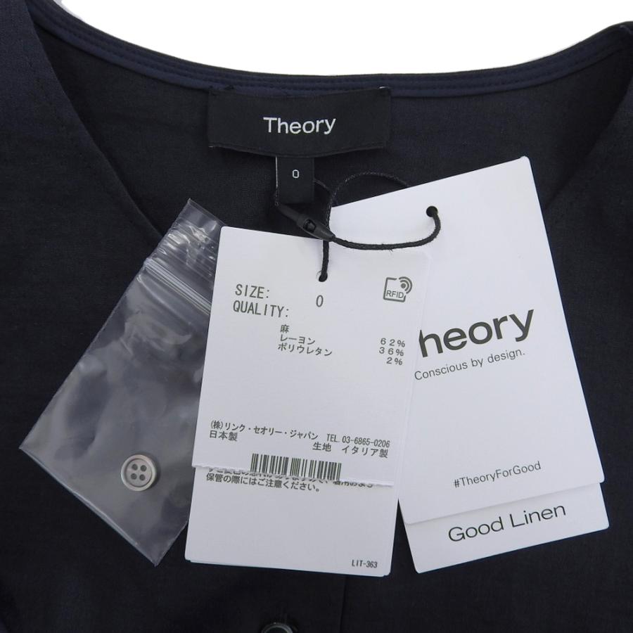 theory（セオリー） 未使用 リネン ノースリーブ フレア ワンピース