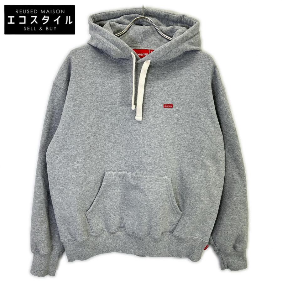 中古Supreme Small Box Drawcord Hooded Lグレー Supreme（シュプリーム） 23FW グレー Small Box Drawcord Hooded