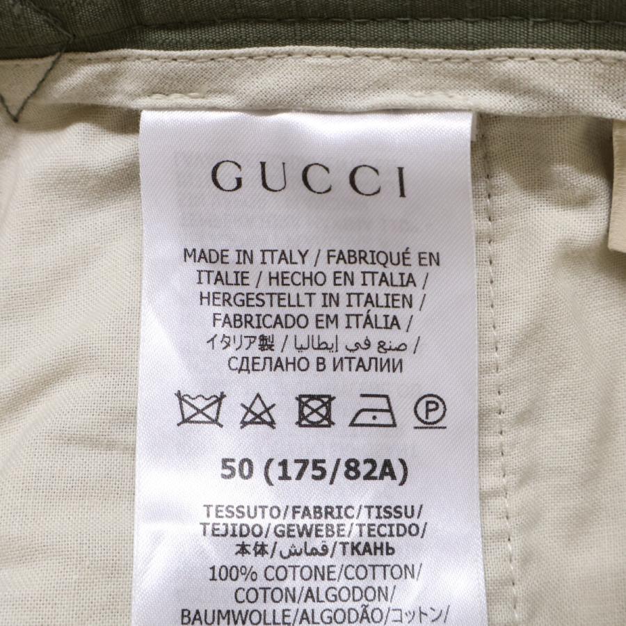 GUCCI（グッチ） 751436 カーキ GGスプリーム カーゴパンツ カーキ 50