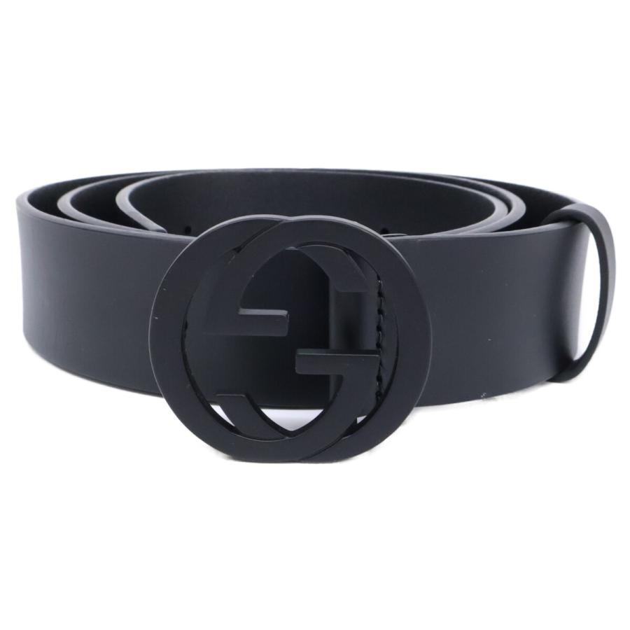 GUCCI（グッチ） 美品 368186 インターロッキングGバックル レザー