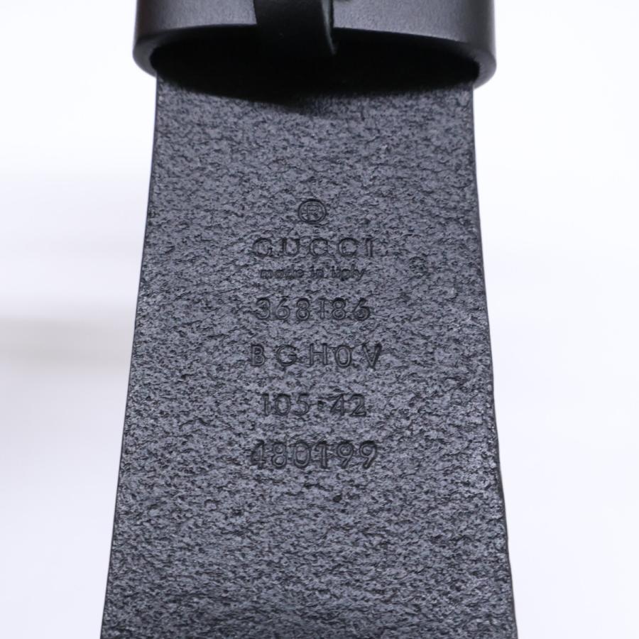 GUCCI（グッチ） 美品 368186 インターロッキングGバックル レザー