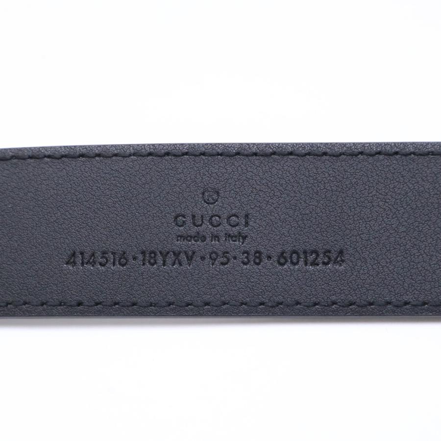 GUCCI（グッチ） 美品 414516 GGマーモント レザー ベルト 95/38