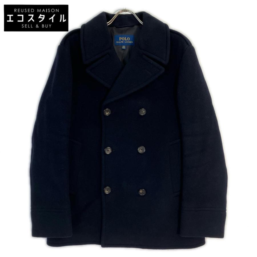 ほぼ未使用✨　ポロラルフローレン　ピーコート　ウール　ネイビー　42R ツイル ラルフ LAUREN（ポロ RALPH ピーコート（ピーコート）｜POLO ジャケット・アウター