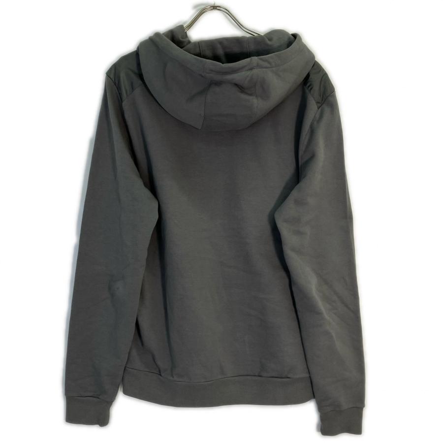 PRADA プラダ UJL20A グレー トライアングルロゴ プルオーバー フーディ　23AW カーキ トップス コットン メンズ 中古_2