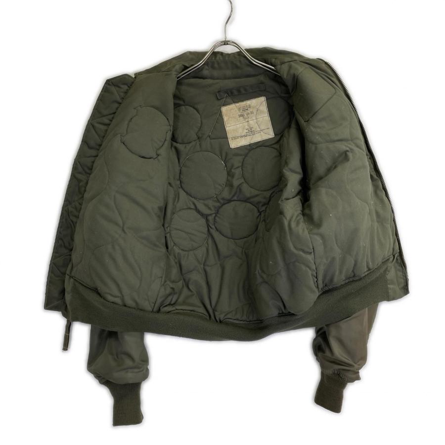 MILITARY ミリタリー カーキ 87年製 CWU45-P SCOVILLジップ パッチ付き