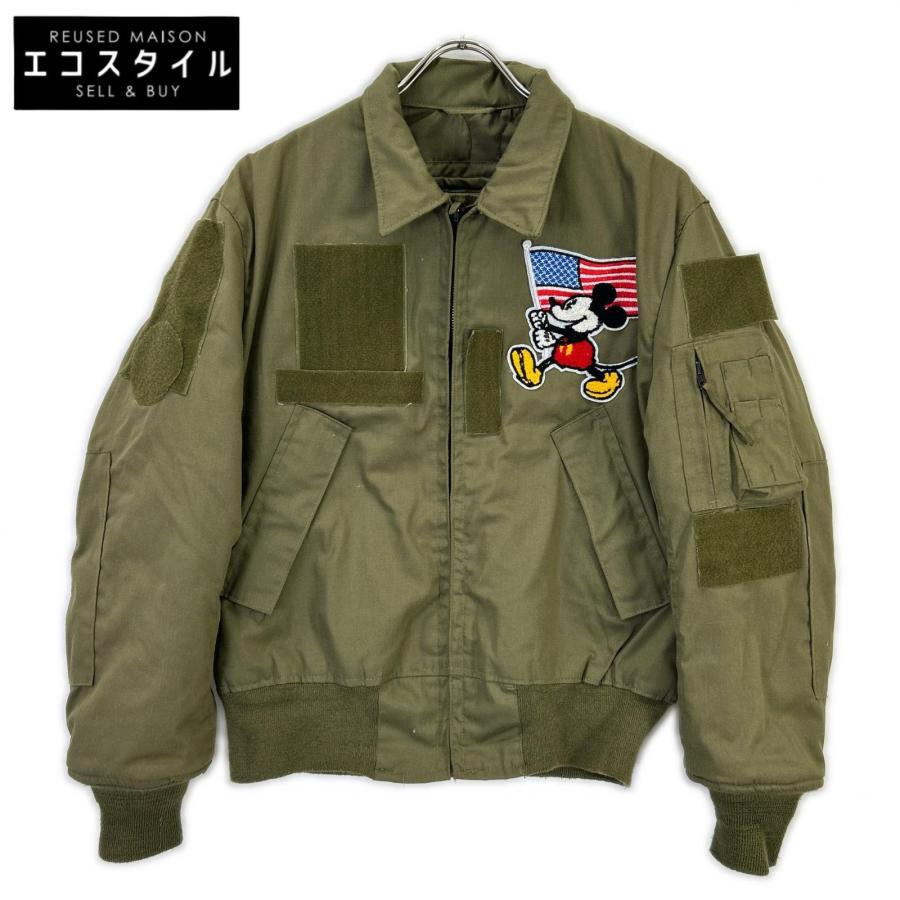 MILITARY ミリタリー カーキ 86年製 フラッグパッチ付き CVC タンカースジャケット S/R MILITARY（ミリタリー） カーキ 86年製 フラッグパッチ付き CVC