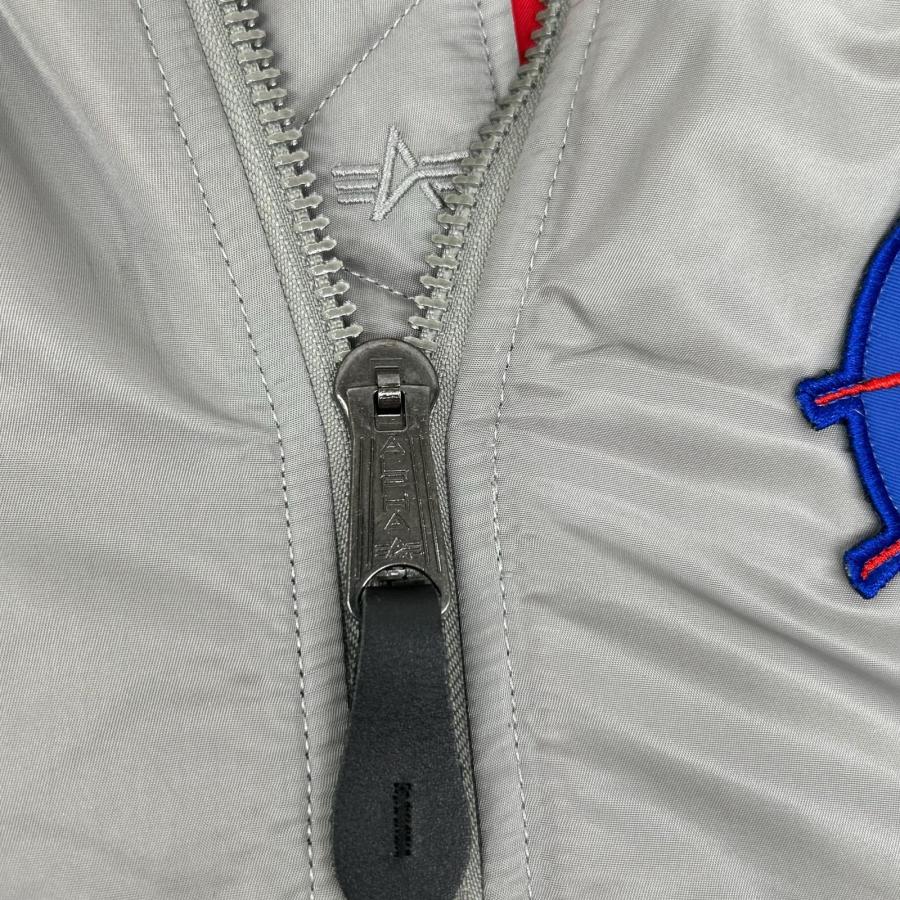 ALPHA INDUSTRIES アルファインダストリーズ シルバー APOLLO MA-1