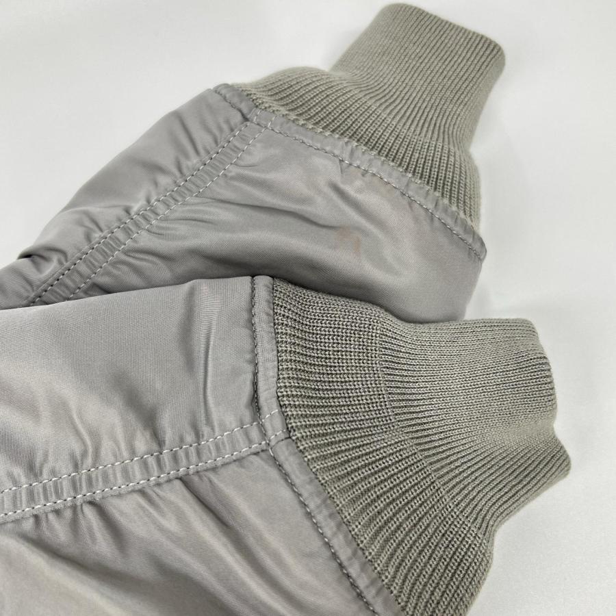 ALPHA INDUSTRIES アルファインダストリーズ シルバー APOLLO MA-1フライトジャケット M ALPHA INDUSTRIES アルファインダストリーズ シルバー APOLLO MA-1
