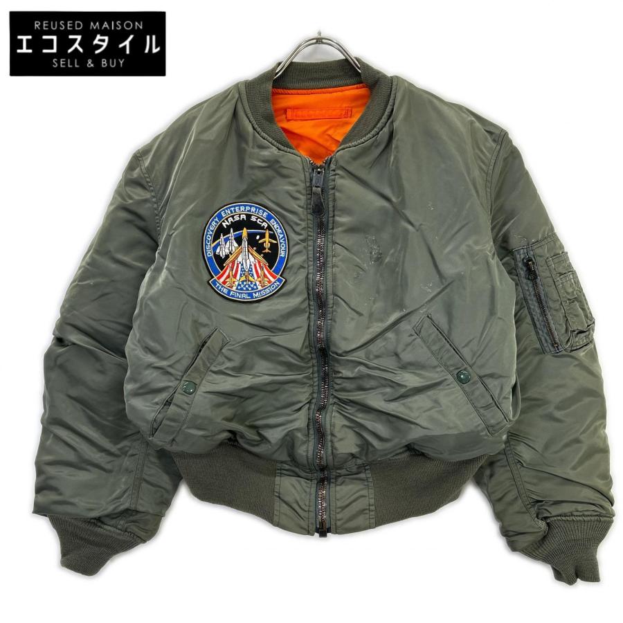Alpha industries MA-1フライトジャケット カーキ ALPHA INDUSTRIES アルファインダストリーズ カーキ MA-1 1968年復刻