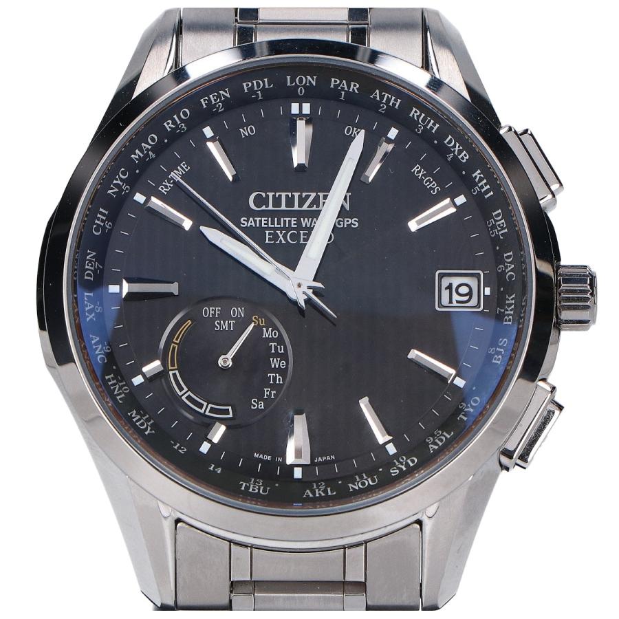 ◇極美品大幅値下げ✨️CITIZEN エコドライブブラック 電波腕時計