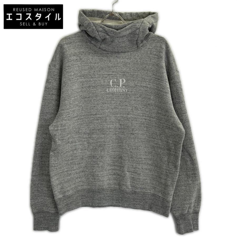 C.P.COMPANY シーピーカンパニー 24AW グレー ロゴ フリース 