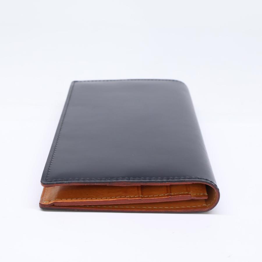 美品 GANZO ガンゾ 57604 THIN BRIDLE シンブライドル ファスナー小銭
