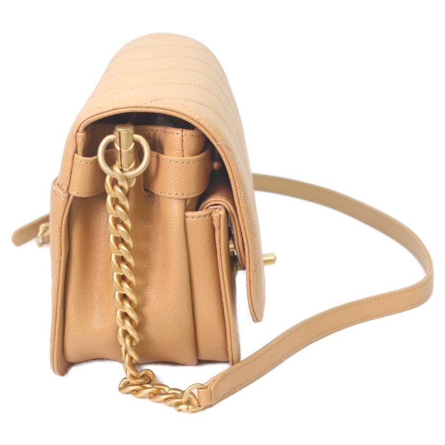 CHANEL シャネル  AS2824 ﾍﾞｰｼﾞｭ ｷｬﾋﾞｱ ｺﾞｰﾙﾄﾞ金具 ﾏﾄﾗｯｾｽﾓｰﾙ ﾁｪｰﾝｼｮﾙﾀﾞｰﾊﾞｯｸﾞ W22.5 CHANEL（シャネル） AS2824 ベージュ キャビア ゴールド金具