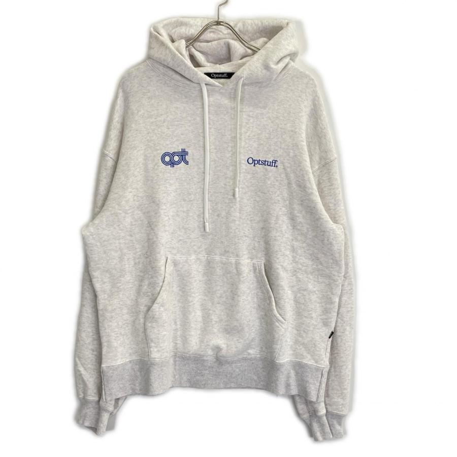 Optstuff オプトスタフ OPT10004 グレー ロゴスウェットパーカー XL 