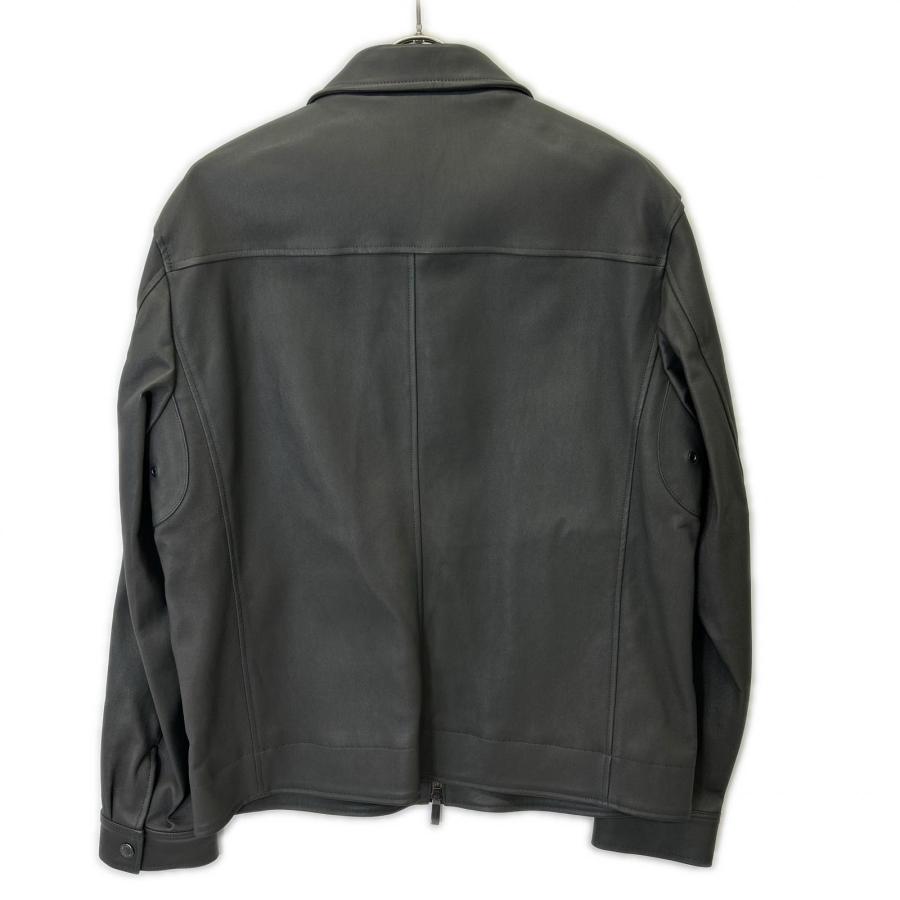Aquascutum（アクアスキュータム） 2202415016-97 グレー ラムレザー