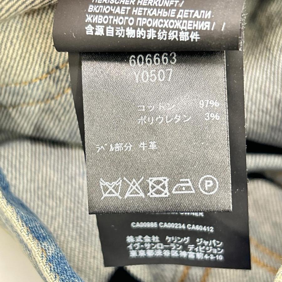 SAINT LAURENT PARIS サンローランパリ 19年 606663 ダメージ加工