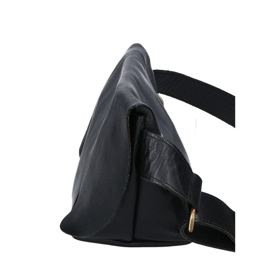 N*X様 【ほぼ新品】Uni&co ユニアンドコー　オールレザー　ブラック　Sサ Uni＆co. ユニアンドコー レザー メッセンジャーバッグ/ ショルダー