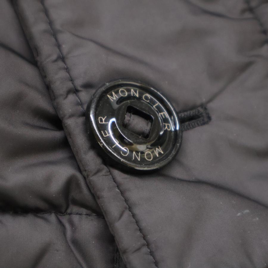☆Moncler モンクレール ダウンジャケット ファー AFFTON ブラック MONCLER（モンクレール） AFFTON ファー付フーディダウンジャケット 6