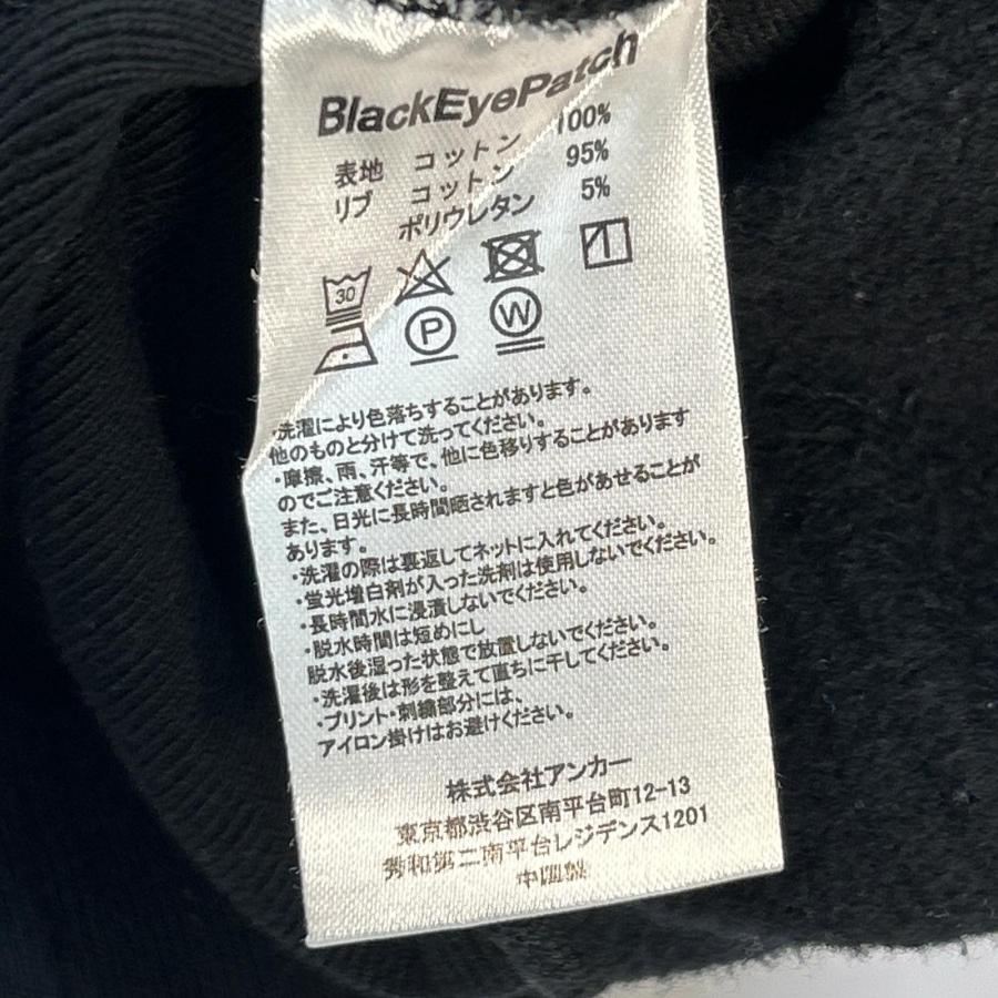 THE BLACK EYE PATCH ブラックアイパッチ ブラック 刺繍 取扱注意