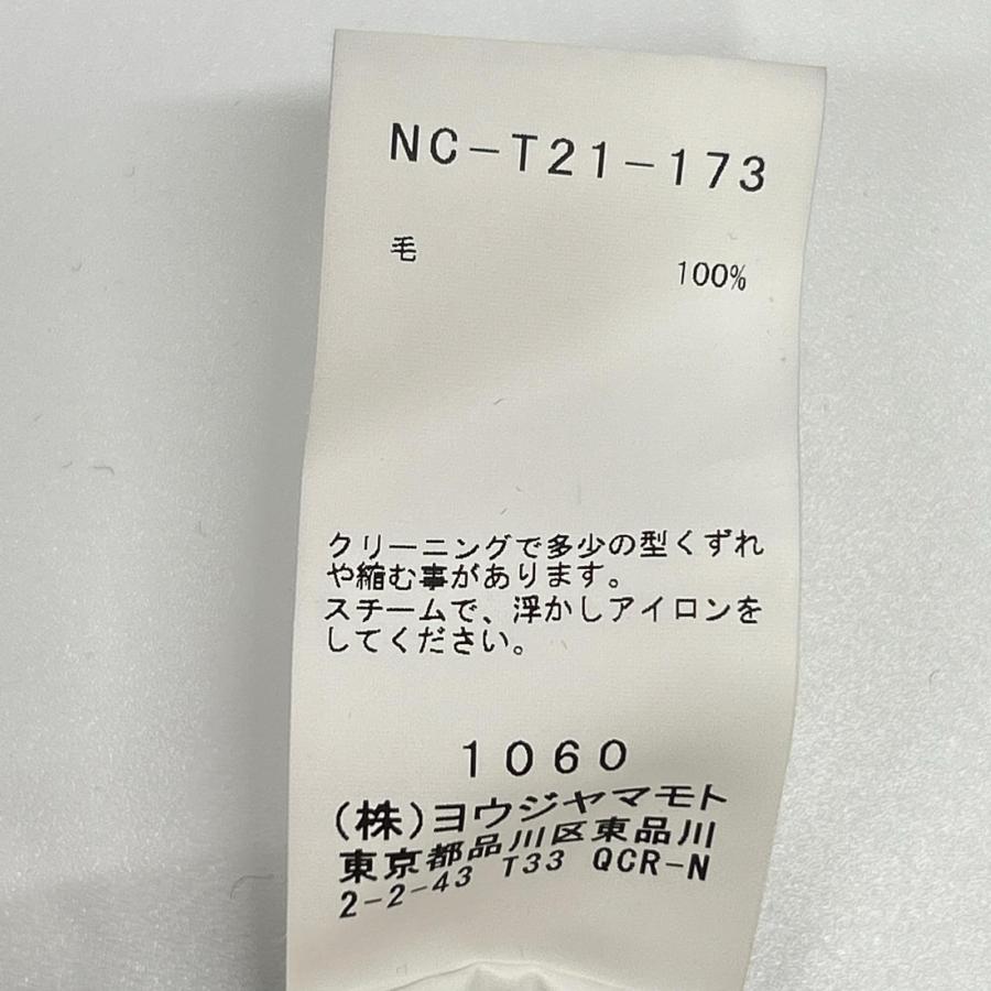 Y's ワイズ ×RAGNE KIKAS NC-T21-173 ネイビー ウール アシンメトリーニットトップス ネイビー 2 トップス ウール レディース 中古_3