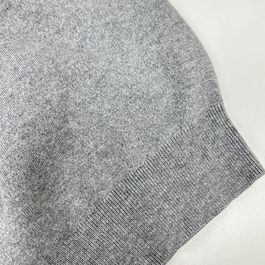 CABaN（キャバン） グレー コットン×カシミヤ クルーネック