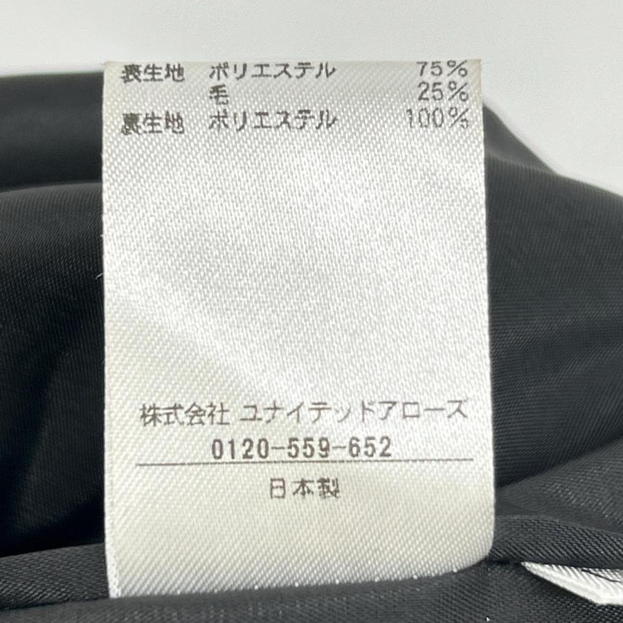 LOEFF ロエフ 8814-2-990191 ブラック ウール混 レモンジャガード