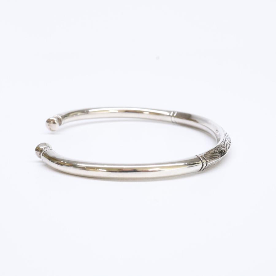 Suman Dhakhwa スーマンダックワ SD-B58 Square Leaf Carving Cuff