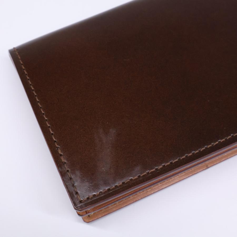 GANZO ガンゾ CORDOVAN コードバン 通しマチ名刺入れ カードケース