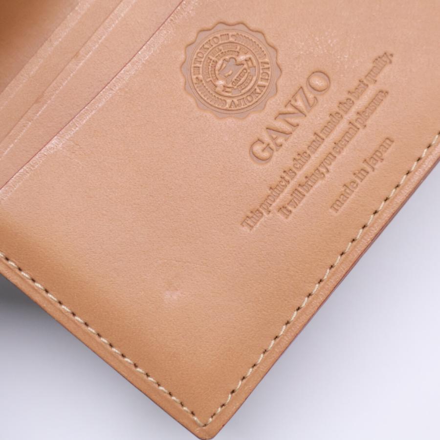 GANZO ガンゾ CORDOVAN コードバン 通しマチ名刺入れ カードケース
