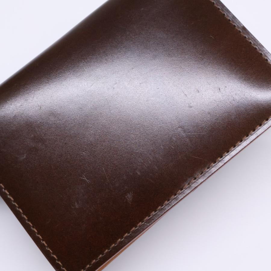 GANZO ガンゾ CORDOVAN コードバン 通しマチ名刺入れ カードケース