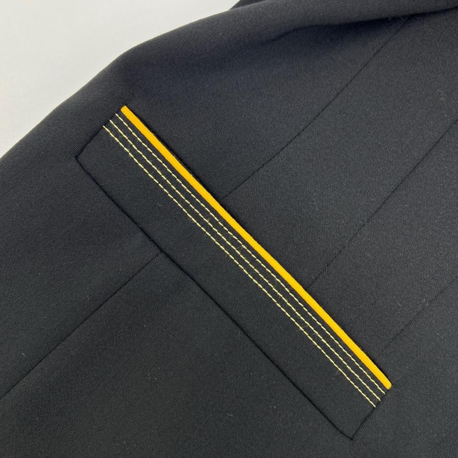ESCADA（エスカーダ） ブラック イエローパイピンング テーラード