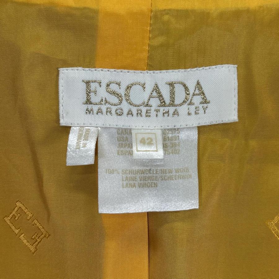 ESCADA（エスカーダ） ブラック イエローパイピンング テーラード