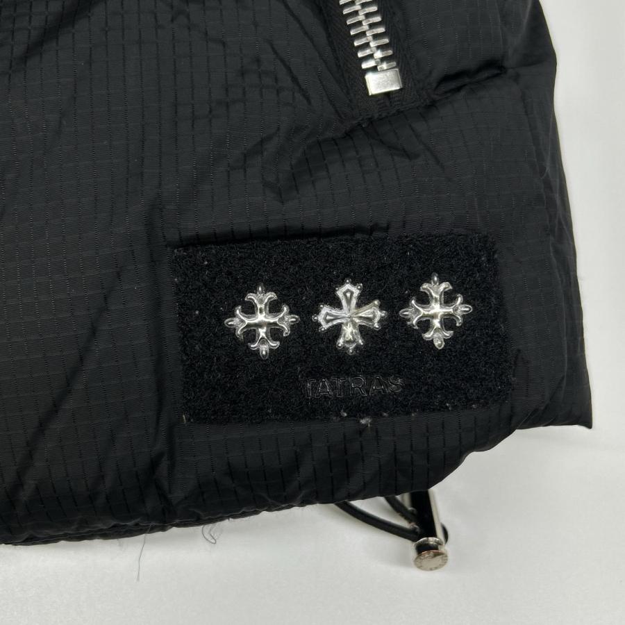 TATRAS タトラス MTAT21A4782-D MELKO ブラック フーデッドダウンベスト サイズ2 02 ベスト ナイロン メンズ 中古の画像