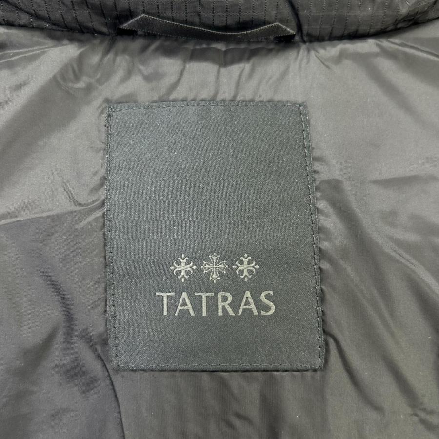 TATRAS タトラス MTAT21A4782-D MELKO ブラック フーデッドダウンベスト サイズ2 02 ベスト ナイロン メンズ 中古の画像