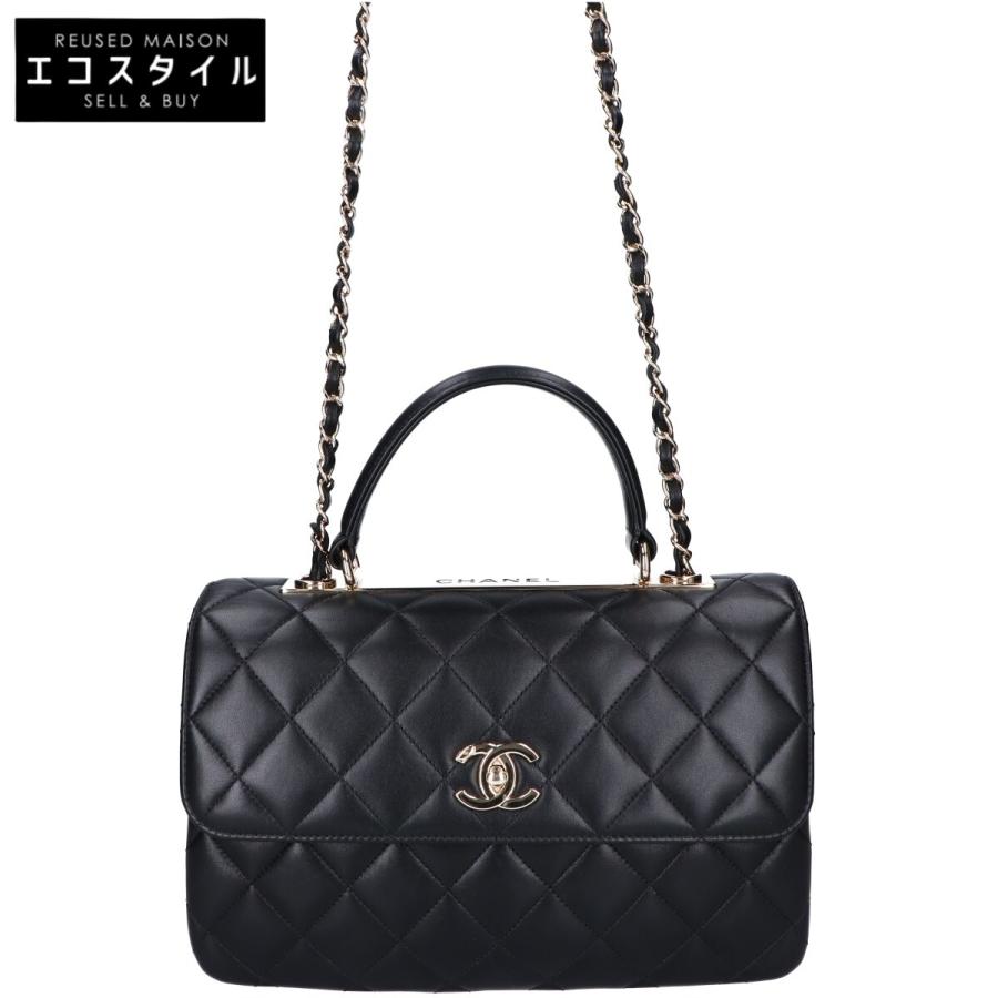 CHANEL（シャネル） 美品 A69923 30番台 ブラック ラムスキン 