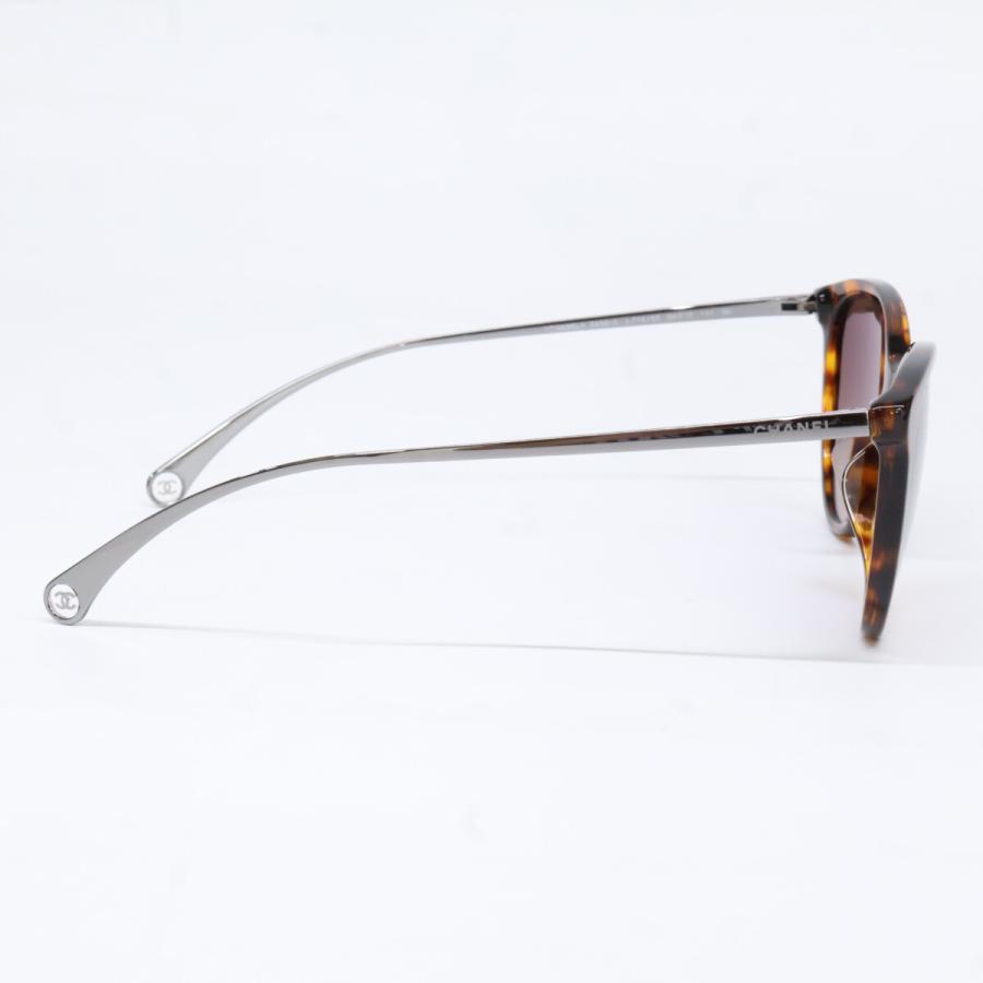 美品 CHANEL シャネル 5459-A c.714/S5 キャットアイ サングラス 54□16 140 レディースの画像