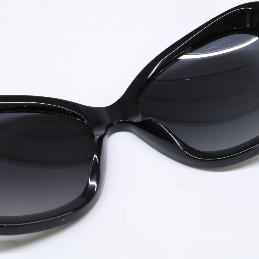 美品 CHANEL シャネル 5339-H-A c.501/S8 ココマーク イミテーションパール サングラス 55□18 140 レディースの画像