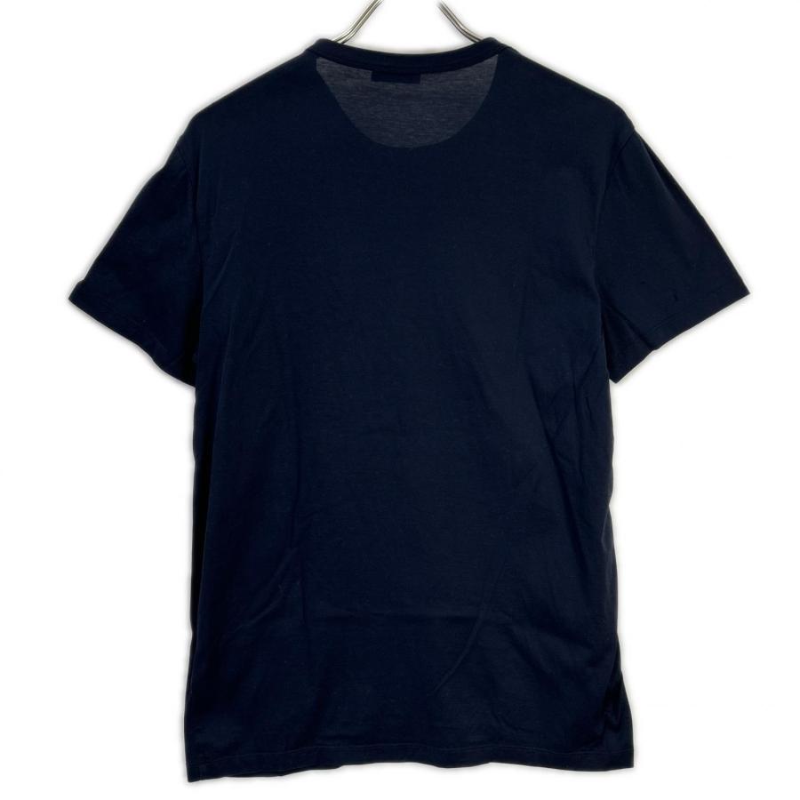 MONCLER（モンクレール） ネイビー ダブルワッペン MAGLIA Tシャツ