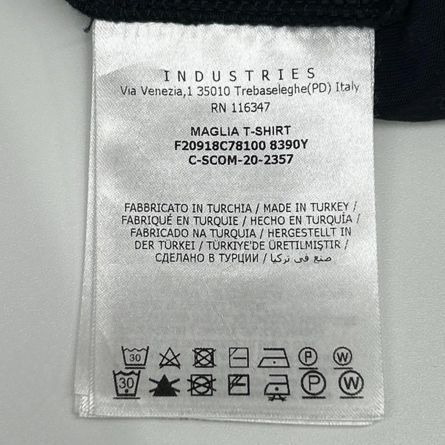 MONCLER（モンクレール） ネイビー ダブルワッペン MAGLIA Tシャツ