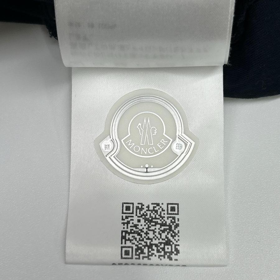 MONCLER（モンクレール） ネイビー ダブルワッペン MAGLIA Tシャツ