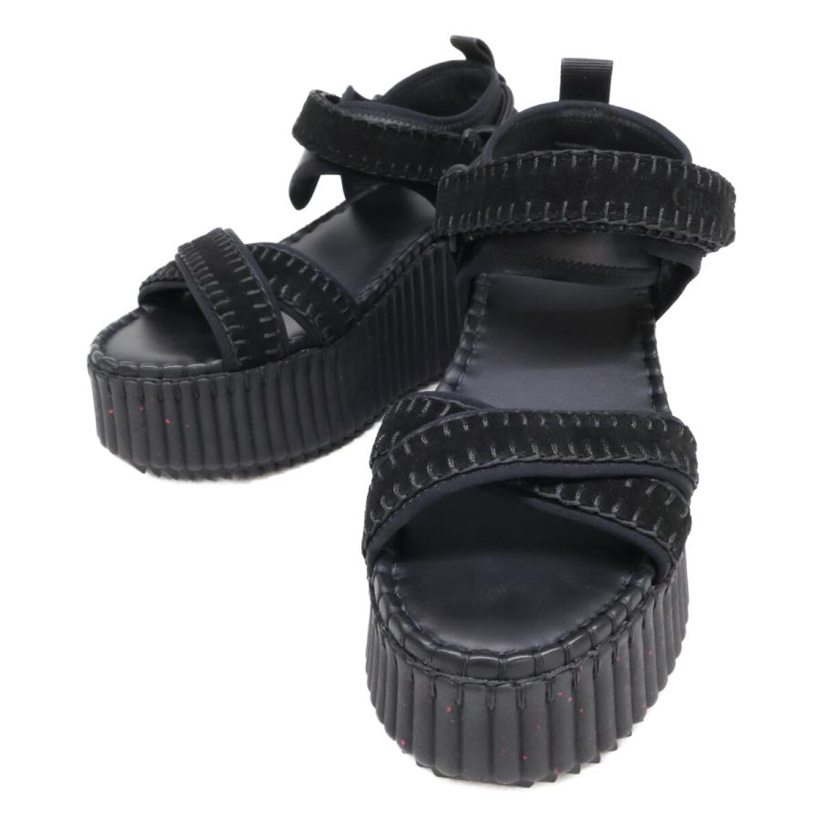 Chloe（クロエ） 美品 0124252 NAMA ウェッジ サンダル 38 レディース